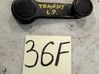 Front door window winding handle 95VBV23342AB