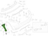 Rear bumper mounting bracket J9C317B930A