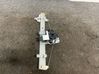 Rear door window regulator with motor 