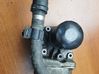 Oil filter mounting bracket 