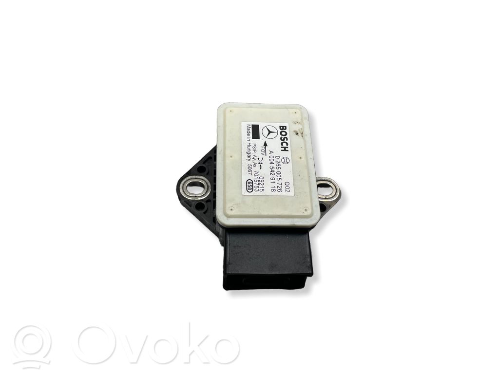 ESP (elektroniskās stabilitātes programmas) sensors (paātrinājuma sensors)