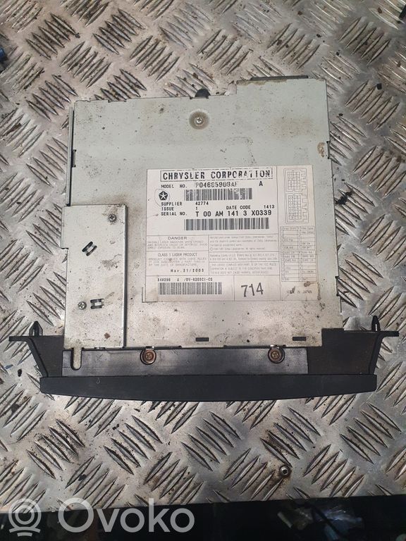 P04685908AF Chrysler Pacifica Navigacijos (GPS) CD/DVD skaitytuvas, 23 ...