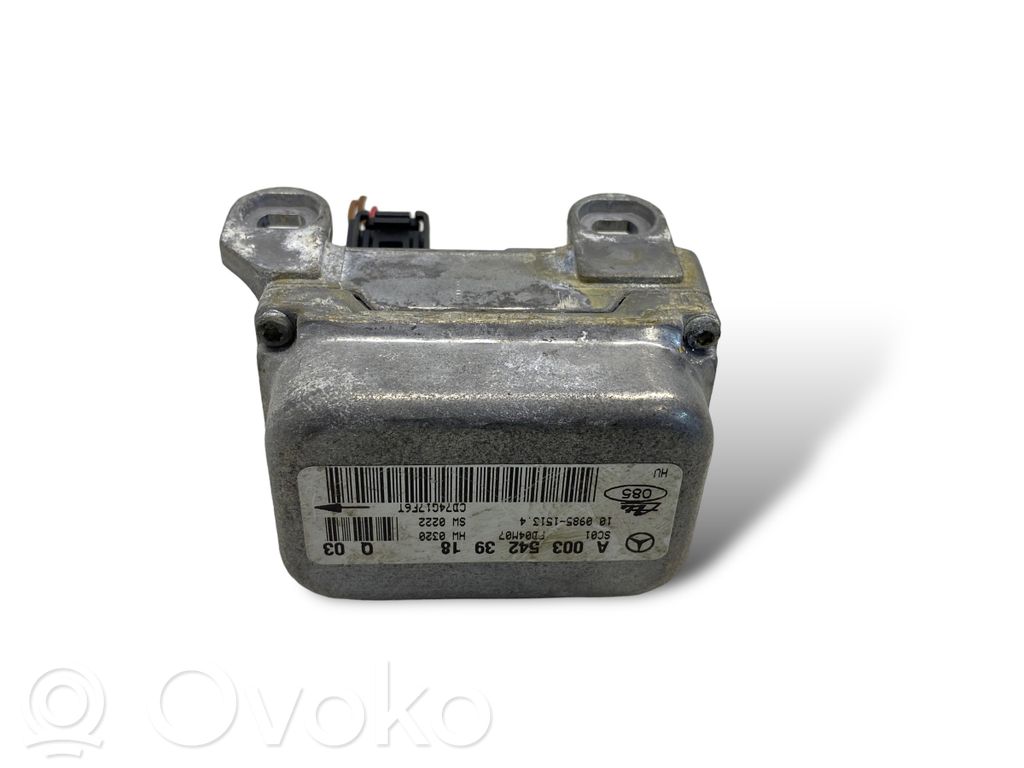 ESP (elektroniskās stabilitātes programmas) sensors (paātrinājuma sensors)