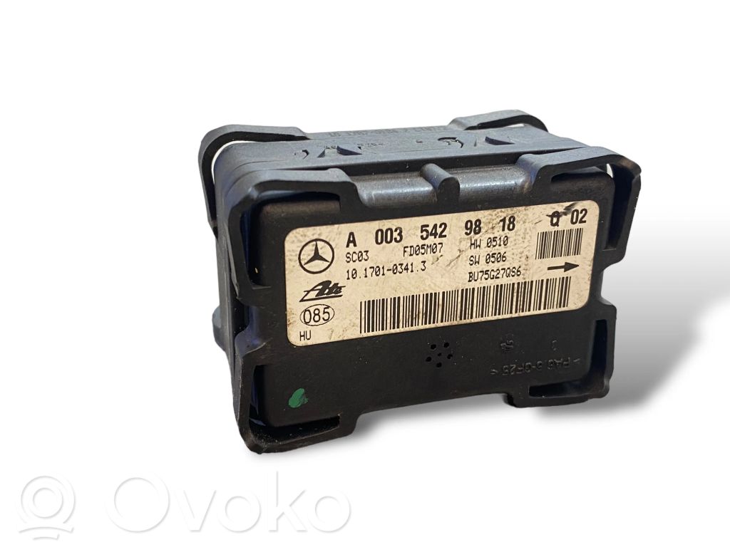 ESP (elektroniskās stabilitātes programmas) sensors (paātrinājuma sensors)