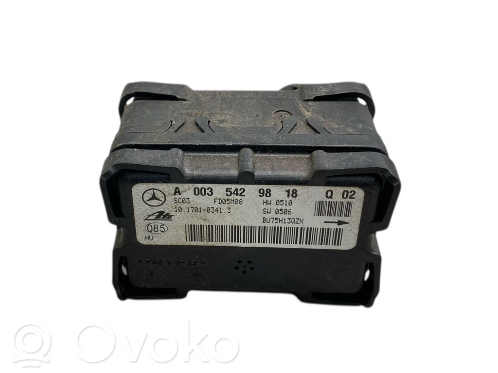 ESP (elektroniskās stabilitātes programmas) sensors (paātrinājuma sensors)