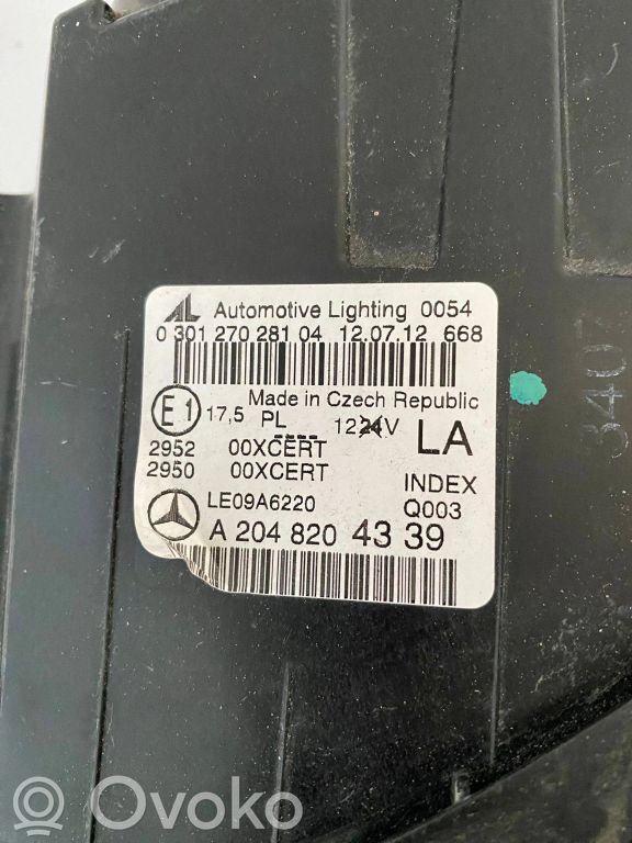 A2048204339 Mercedes-Benz C W204 Scheinwerfer, 600.00 € | RRR 