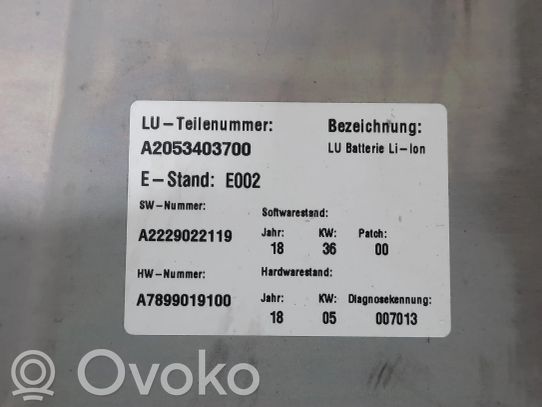 A7899019100 Mercedes-Benz E W213 Hybrid / electric car