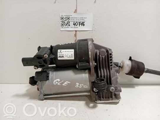 Ilmajousituksen kompressoripumppu   A1663200204,642826,A1663200204