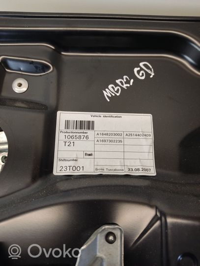 Mercedes-Benz R W251 Takaikkunan nostomekanismi ilman moottoria A1648203002