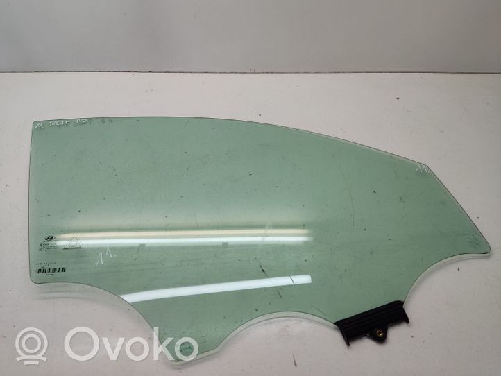 Hyundai Tucson TL Front door window glass four-door 43R00049