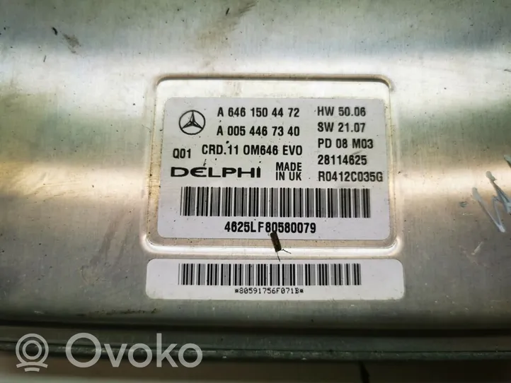 Mercedes-Benz C W204 Engine control unit/module A6461504472