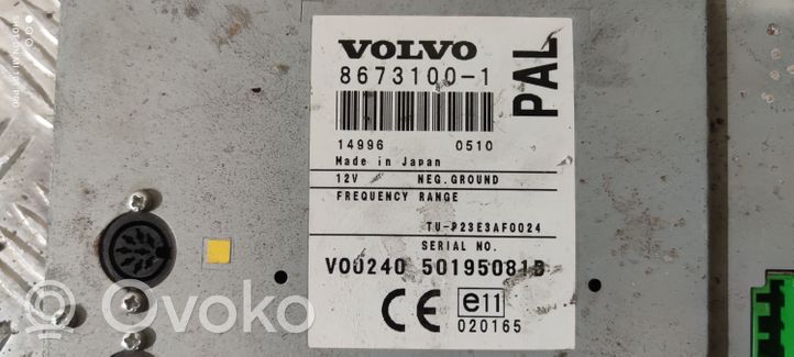 Volvo XC70 Navigation unit CD/DVD player 86731001
