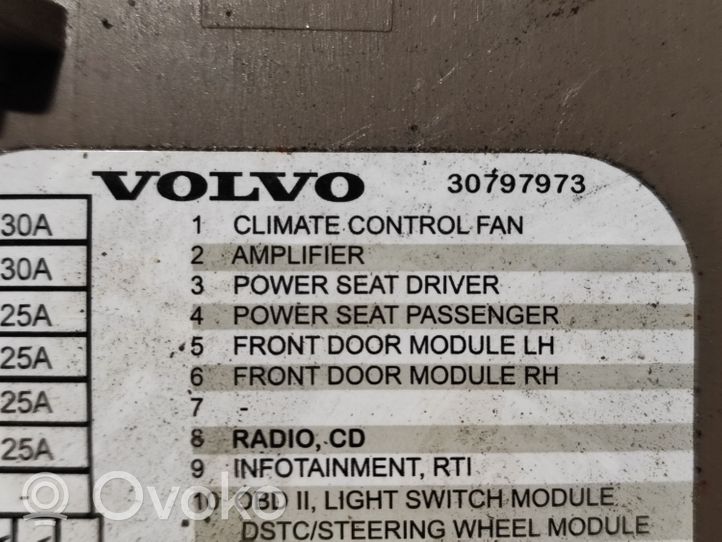Volvo S60 Rivestimento estremità laterale del cruscotto 30797973