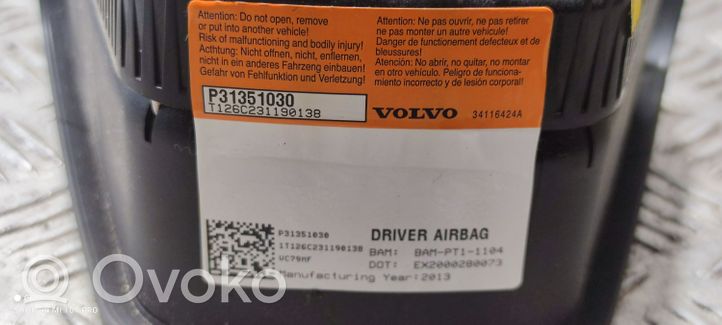 Volvo V60 Poduszka powietrzna Airbag kierownicy P31351030V