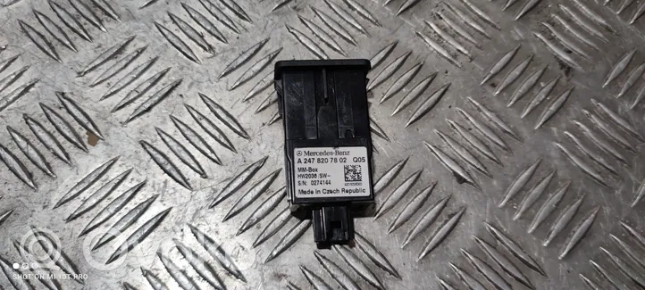 Mercedes-Benz EQB Connecteur/prise USB A2478207802