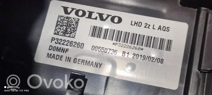 Volvo S90, V90 Sisälämmityksen ilmastoinnin korin kokoonpano 32226260