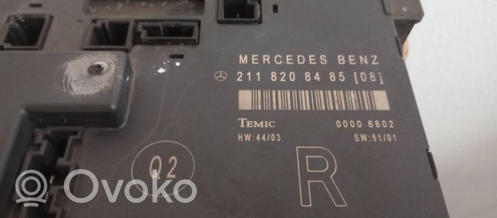 Mercedes-Benz E W211 Muut ohjainlaitteet/moduulit 2118208485