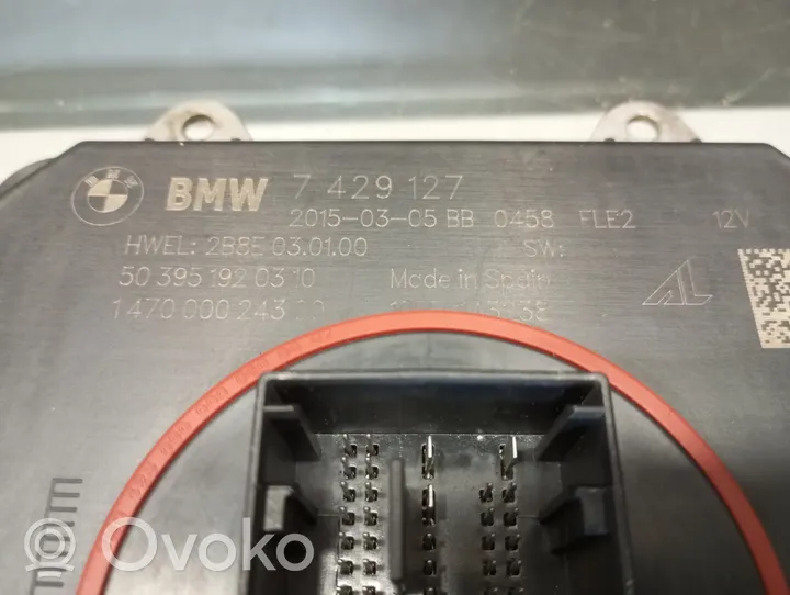 BMW 1 F20 F21 Moduł sterujący statecznikiem LED 7429127