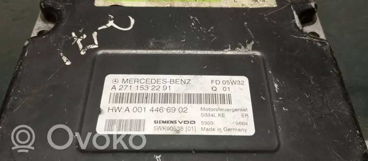 Mercedes-Benz C W203 Variklio valdymo blokas A2711532291