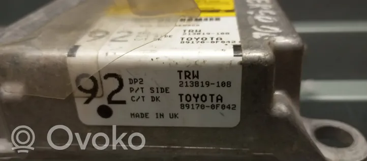 Toyota Corolla E120 E130 Turvatyynyn ohjainlaite/moduuli 891700F042