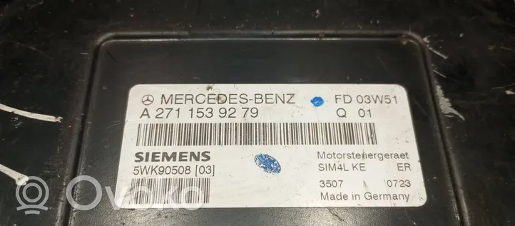 Mercedes-Benz C W203 Centralina/modulo del motore A2711539279