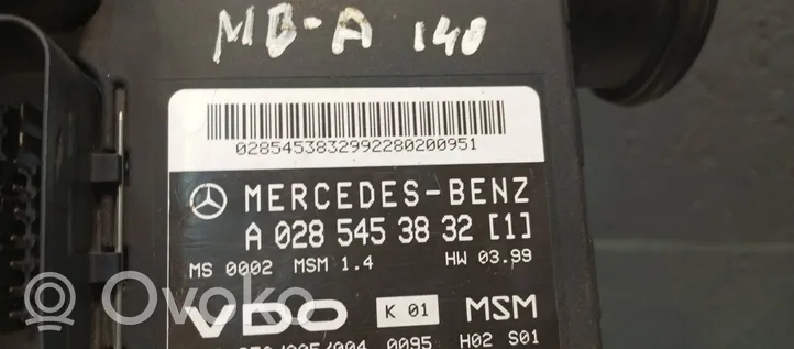Mercedes-Benz A W168 Sterownik / Moduł ECU A0285453832