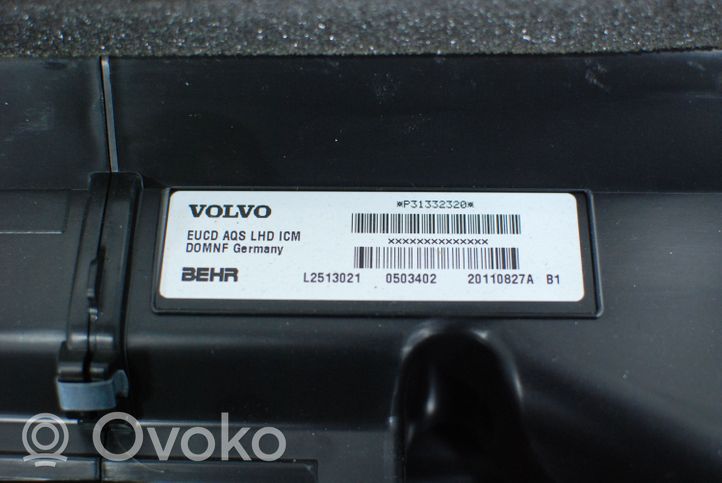 Volvo S60 Sisälämmityksen ilmastoinnin korin kokoonpano 