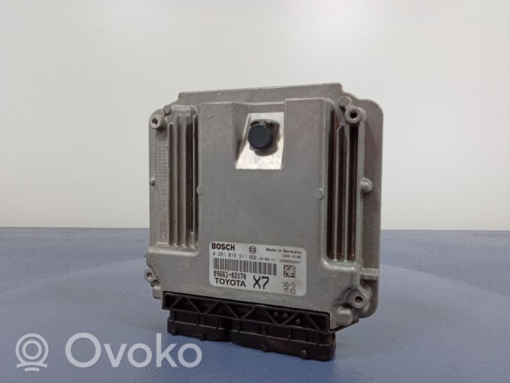 Toyota Auris 150 Unité de commande, module ECU de moteur 89661-02X70