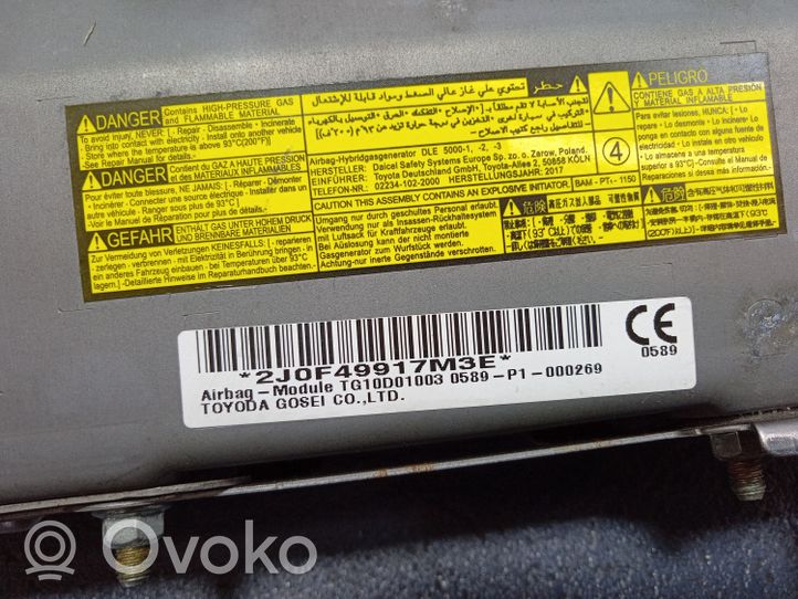 Toyota Avensis T270 Poduszka powietrzna Airbag chroniąca kolana 73900-05031