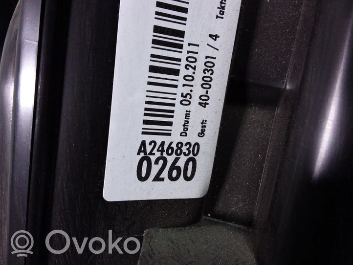 Mercedes-Benz B W246 W242 Sisälämmityksen ilmastoinnin korin kokoonpano A2468300260