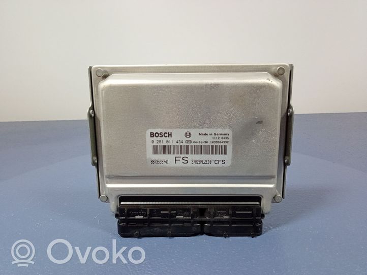 Honda Civic Unidad de control/módulo ECU del motor 0281011434