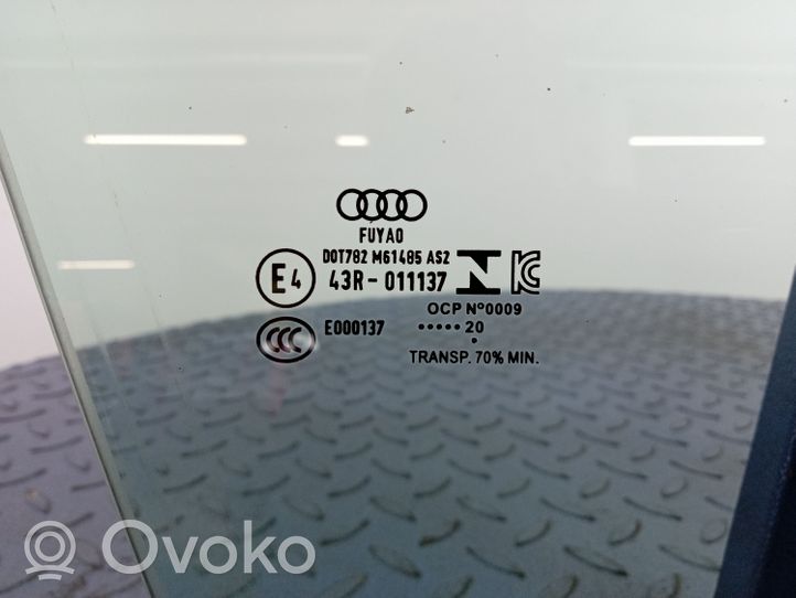 Audi A6 S6 C8 4K Etuoven ikkunalasi, neliovinen malli 4K0845202