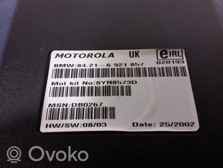 BMW X5 E53 Moduł / Sterownik telefonu 6921857