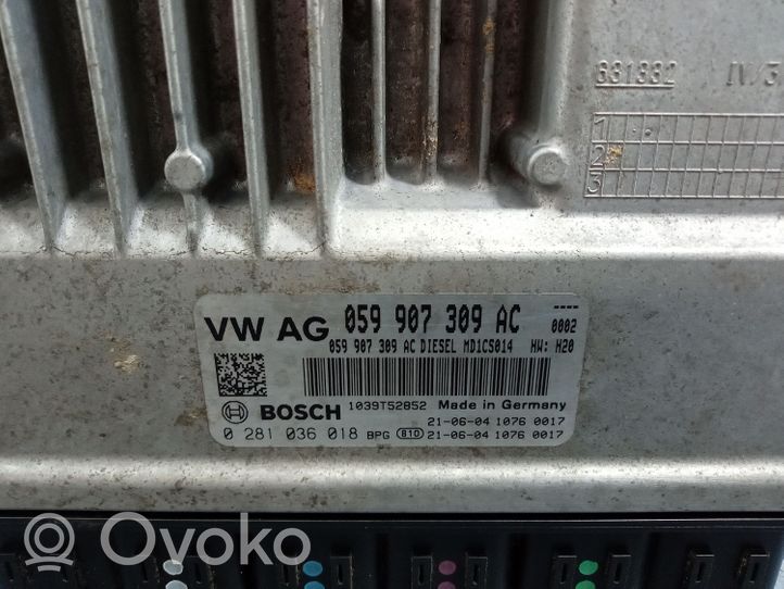 Audi Q7 4M Moottorin ohjainlaite/moduuli (käytetyt) 0281036018
