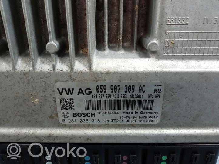 Audi Q7 4M Centralina/modulo motore ECU 0281036018