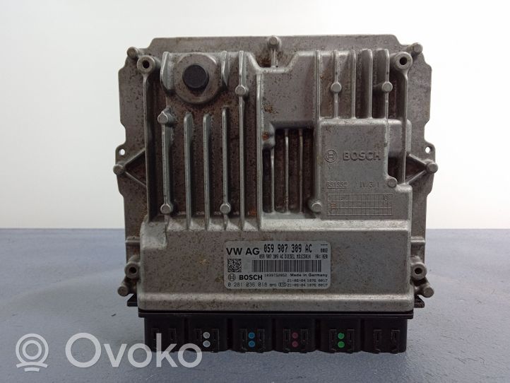 Audi Q7 4M Unité de commande, module ECU de moteur 0281036018