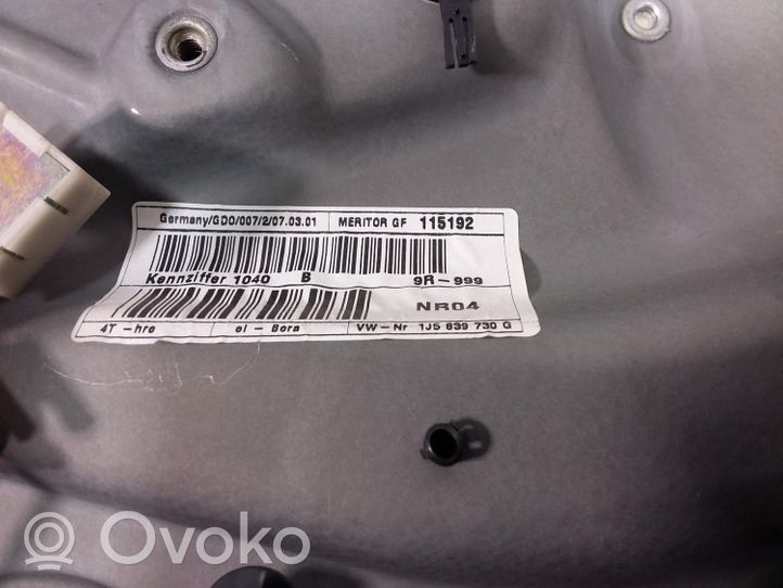 Volkswagen Bora Mécanisme lève-vitre de porte arrière avec moteur 1J5839730G