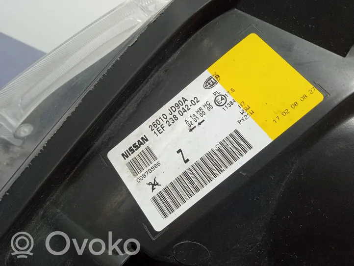 Nissan Qashqai Phare frontale 26010JD90A