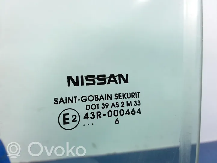 Nissan Note (E11) Szyba drzwi przednich 