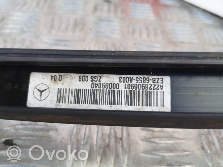 Mercedes-Benz S W222 Listwa dachowa A2226906901