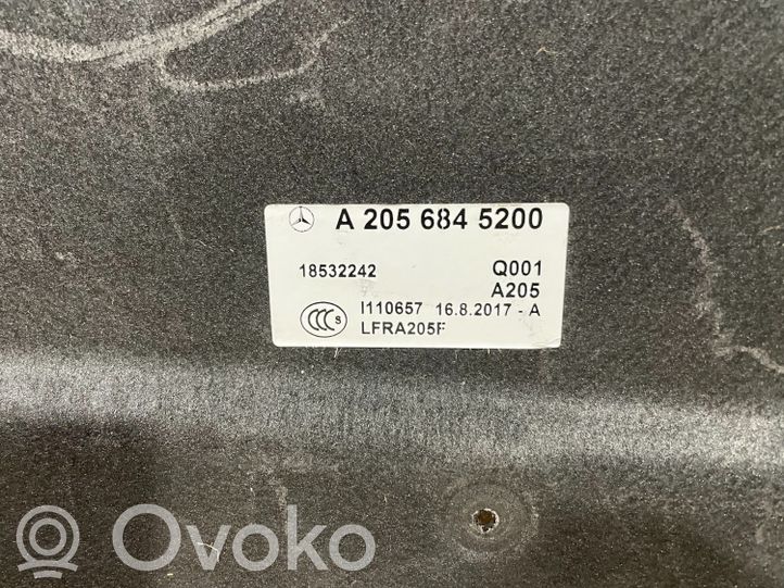 A2056845200 Mercedes-Benz C W205 Trunk bottom trim panel, 29.70 