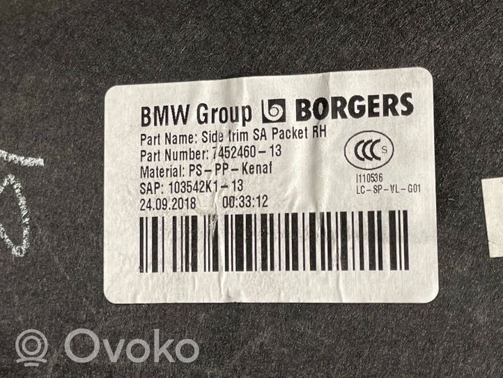BMW X3 G01 Boczek / Tapicerka / bagażnika 7452460