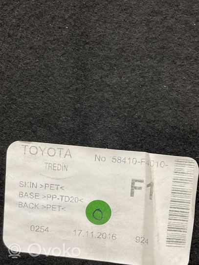 Toyota C-HR Doublure de coffre arrière, tapis de sol 58410F4010