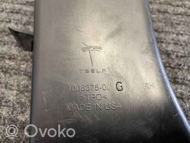 Tesla Model S Listwa pod lampę tylną 100667500G