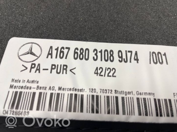 Mercedes-Benz GLS X167 Rear floor mat A1676803108