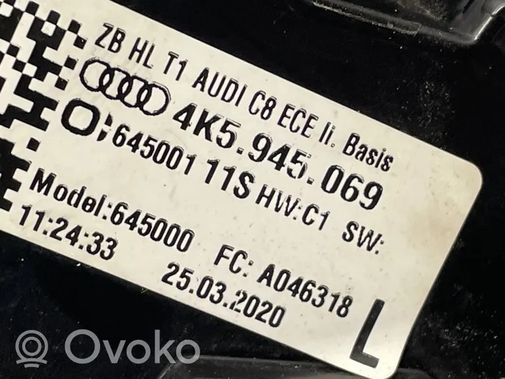 Audi A6 S6 C8 4K Rückleuchten Heckleuchten Satz Set 4K5945070