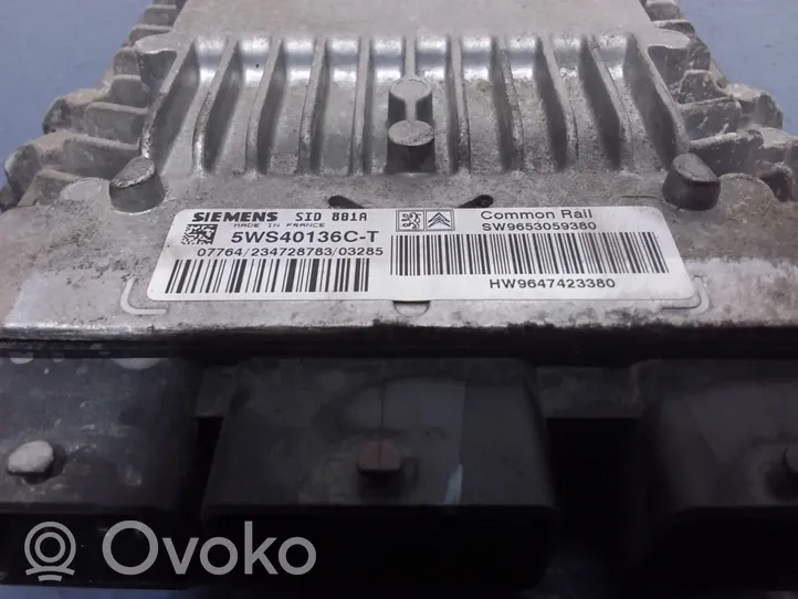 Citroen Berlingo Komputer / Sterownik ECU silnika 9653059380