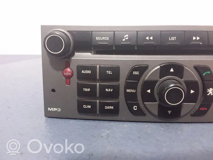 Peugeot 407 Unité principale radio / CD / DVD / GPS 96601833YW