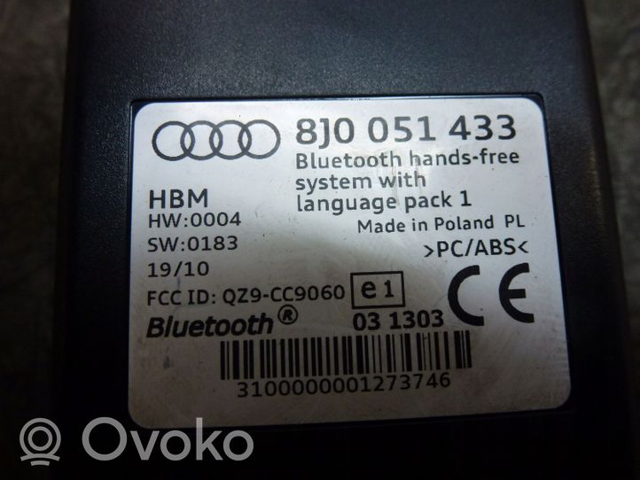 Audi A4 S4 B7 8E 8H Zestaw głośnomówiący 8J0051433