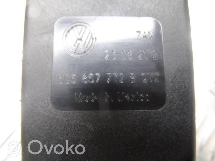 Volkswagen Beetle A5 Klamra środkowego pasa bezpieczeństwa fotela tylnego 5C5857739B